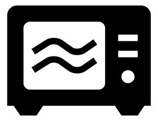 Microwave Oven Vector Icon