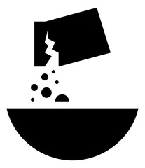 Mix Ingredients Into Bowl Icon