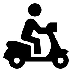 Mobility Scooter Vector Icon
