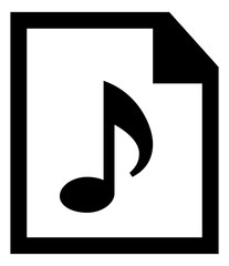 MP3 Document Vector Icon