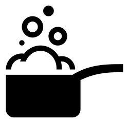 Boiling Pot Vector Icon