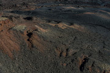 Landscape at the Teneguia volcano near Los Canarios ( Region Fuencaliente de La Palma ) at La Palma / Canary Islands