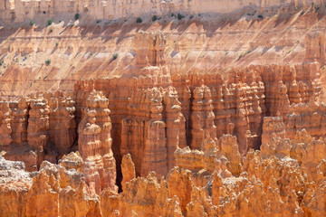 Close-Up view of Bryce Canyon&rsquo;s erosion