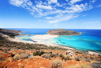 Fototapeta premium Balos lagoon, Crete, Greece