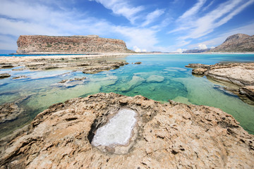 Balos lagoon, Crete, Greece