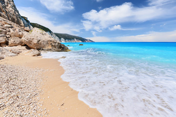Landscape of Kefalonia island in Greece
