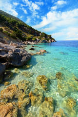 Mediterranean sea landscape
