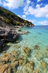 Fototapeta na wymiar Landscape of Kefalonia island in Greece