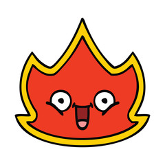 cute cartoon fire