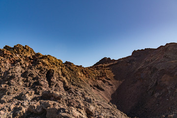 Fototapeta premium Landscape at the Teneguía volcano near Los Canarios ( Region Fuencaliente de La Palma ) at La Palma / Canary Islands