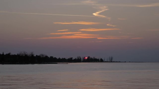 time - lapse sunset at small port 2
