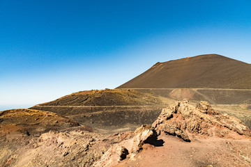 Landscape at the Teneguía volcano near Los Canarios ( Region Fuencaliente de La Palma ) at La Palma / Canary Islands