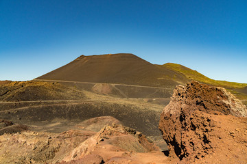 Landscape at the Teneguía volcano near Los Canarios ( Region Fuencaliente de La Palma ) at La Palma / Canary Islands