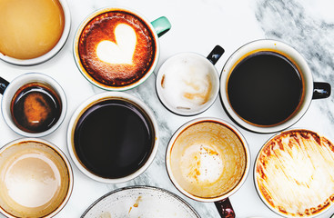 Coffee cup collection
