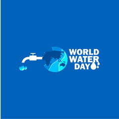 World Water Day Vector Template Design Illustration