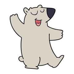 quirky hand drawn cartoon wombat