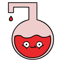 cute cartoon science experiment