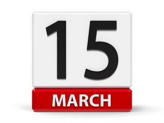 Cubes calendar 15th March