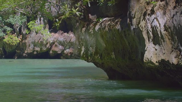 Scenic footage from Panak Island in the Bay of Bengal, Thailand.