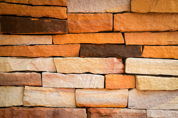 Obraz premium Modern brick wall beautiful seamless stone texture background