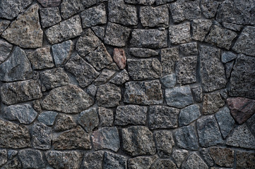 Background texture of old rough granite stones