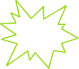 Colorful Rough sketch of the exploding frame