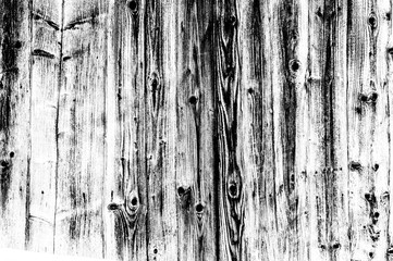 monochrome background of old worn darkened from time wooden board