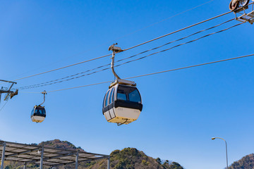 ロープウェイ　静岡県伊豆の国市　かつらぎ山パノラマパーク