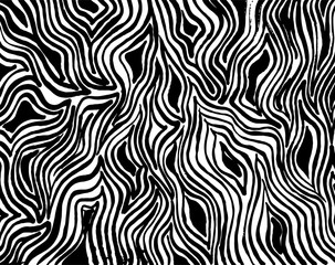 Brush grunge pattern. White and black vector.