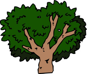 Sketch of natural tree