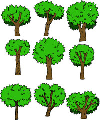 Sketch of tree set