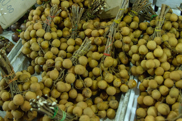 tropical fruits in the market