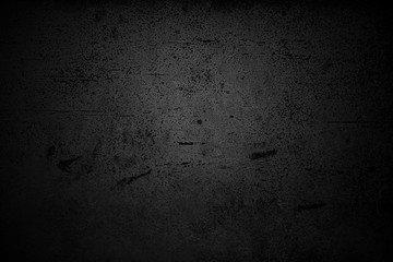 abstract black background with rough distressed aged texture, grunge charcoal gray color background...