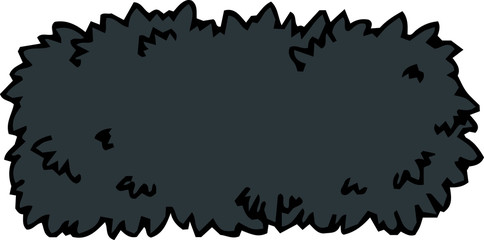 Monochrome Sketch of blue grassy