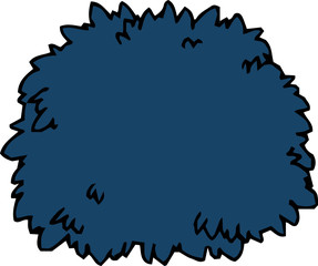 Sketch of blue grassy 