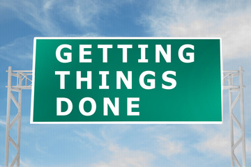 GETTING THINGS DONE concept