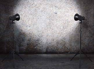 studio in old room