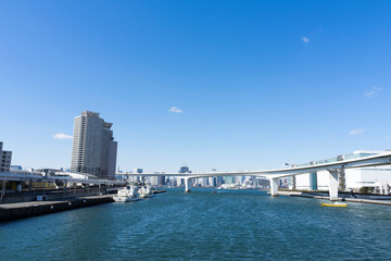 Fototapeta na wymiar 東京ベイエリアの風景　Scenery of Tokyo Bay area