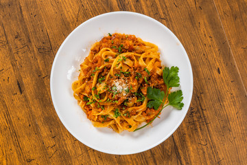 Typical Italian pasta