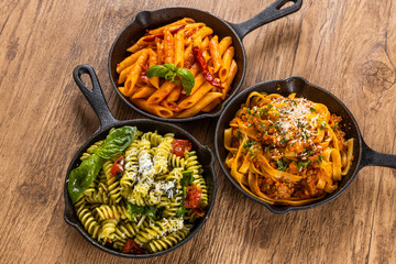 Typical Italian pasta