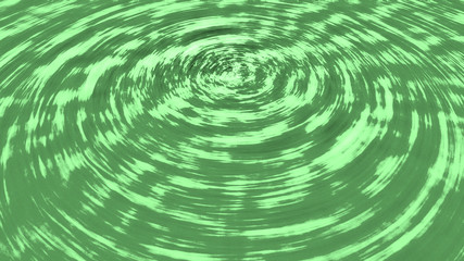 Abstract green circles wave background