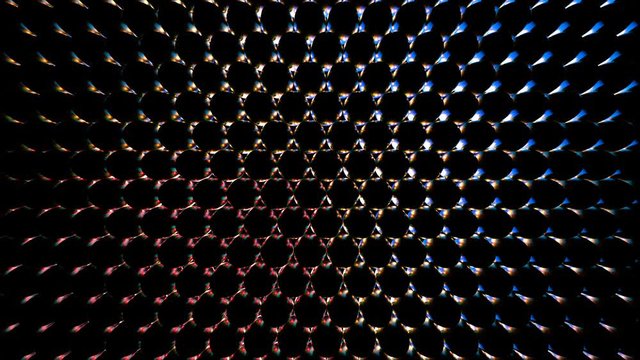 Seamlessly looped multicolor cell background
