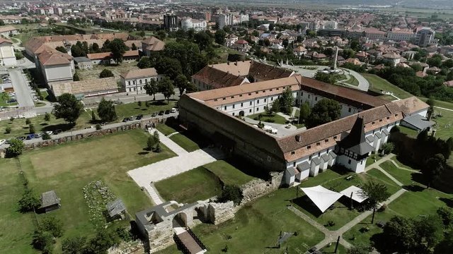 Aerial view of Alba Iulia