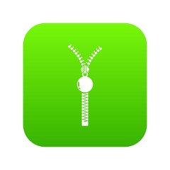 Opened zip icon. Simple illustration of opened zip vector icon for web © ylivdesign