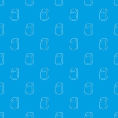 Electric kettle pattern vector seamless blue repeat for any use
