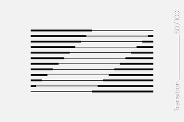 Universal Modern Halftone Geometric Shape. Vector Classical Design Element.