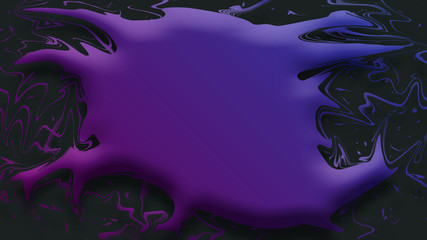 Blue spilled paint backdrop. Illustration of an abstract background