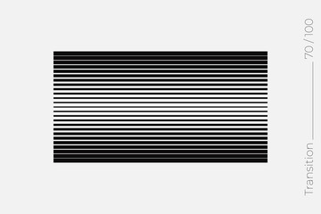 Universal Modern Halftone Geometric Shape. Vector Classical Design Element.