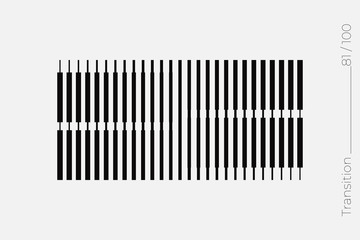 Universal Modern Halftone Geometric Shape. Vector Classical Design Element.