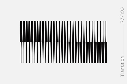 Universal Modern Halftone Geometric Shape. Vector Classical Design Element.